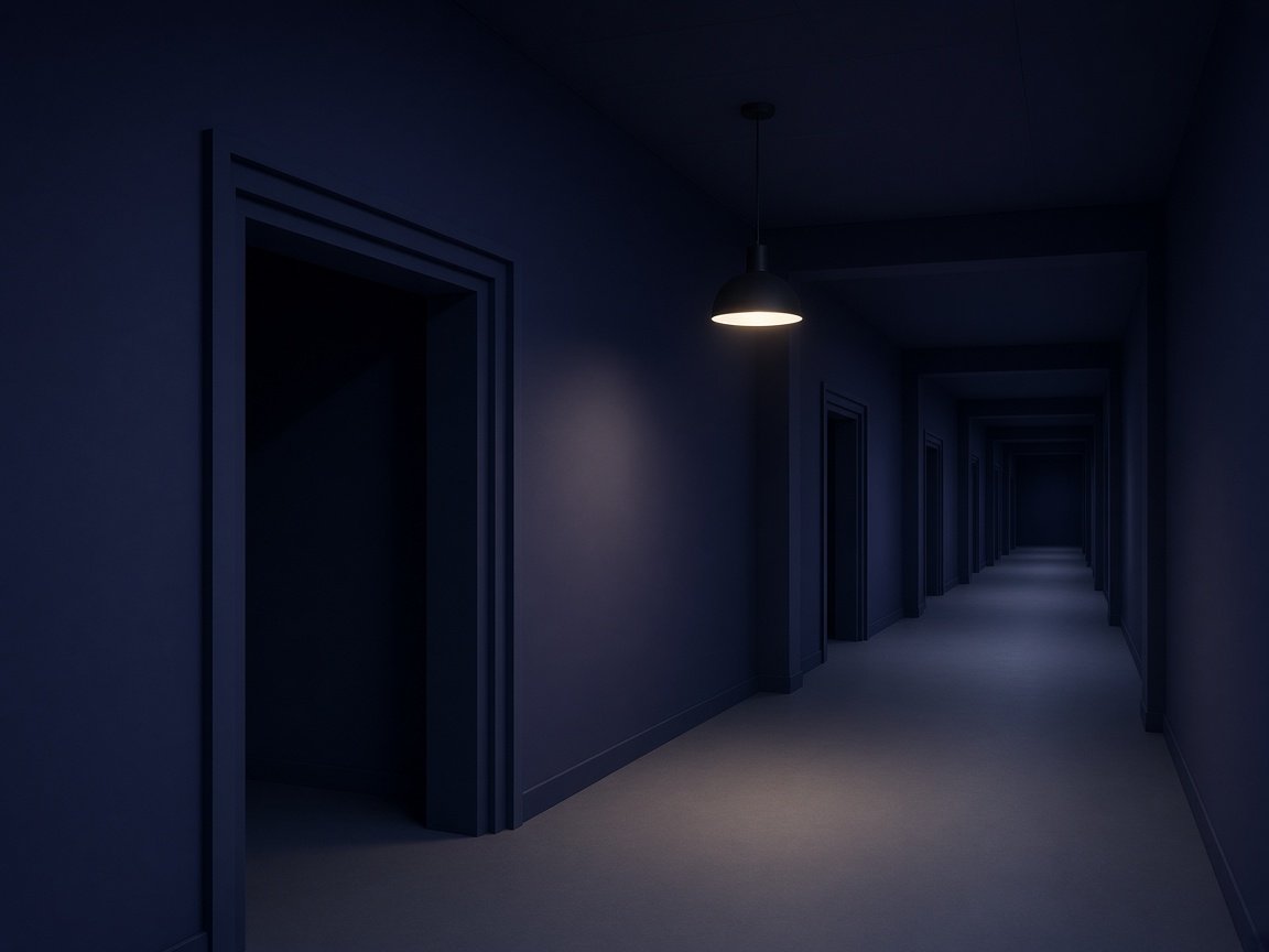Corridor toward the exam rooms